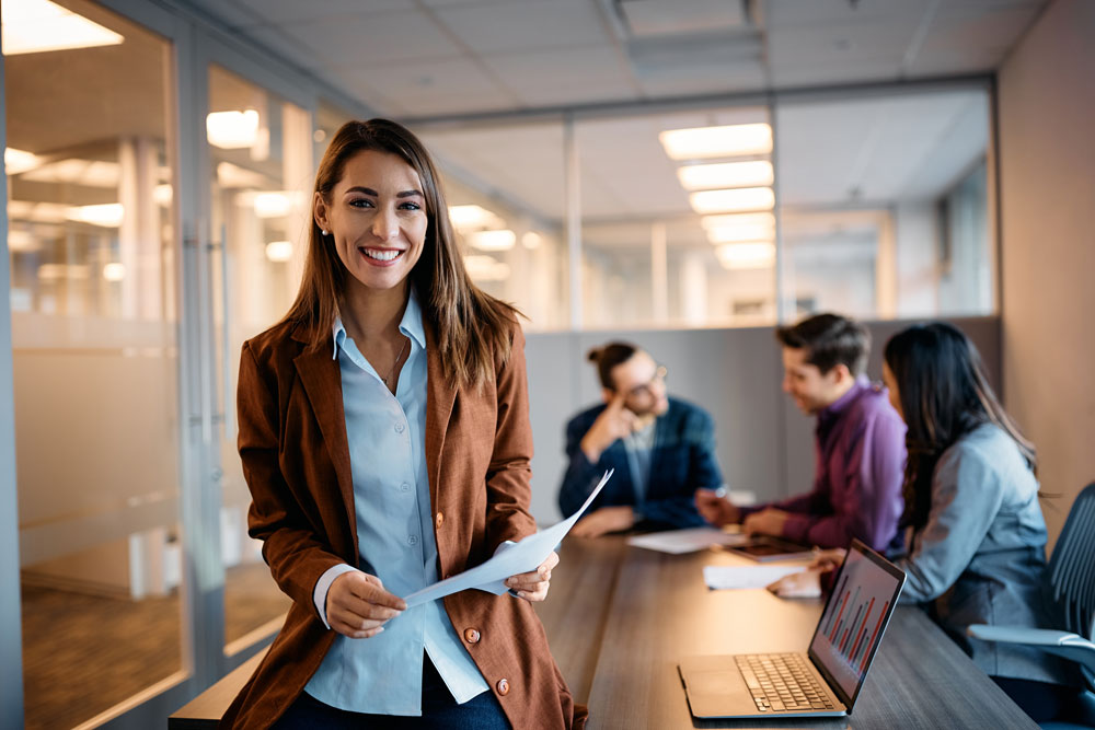 Office manager relaxed after finding a reliable IT company in Las Vegas